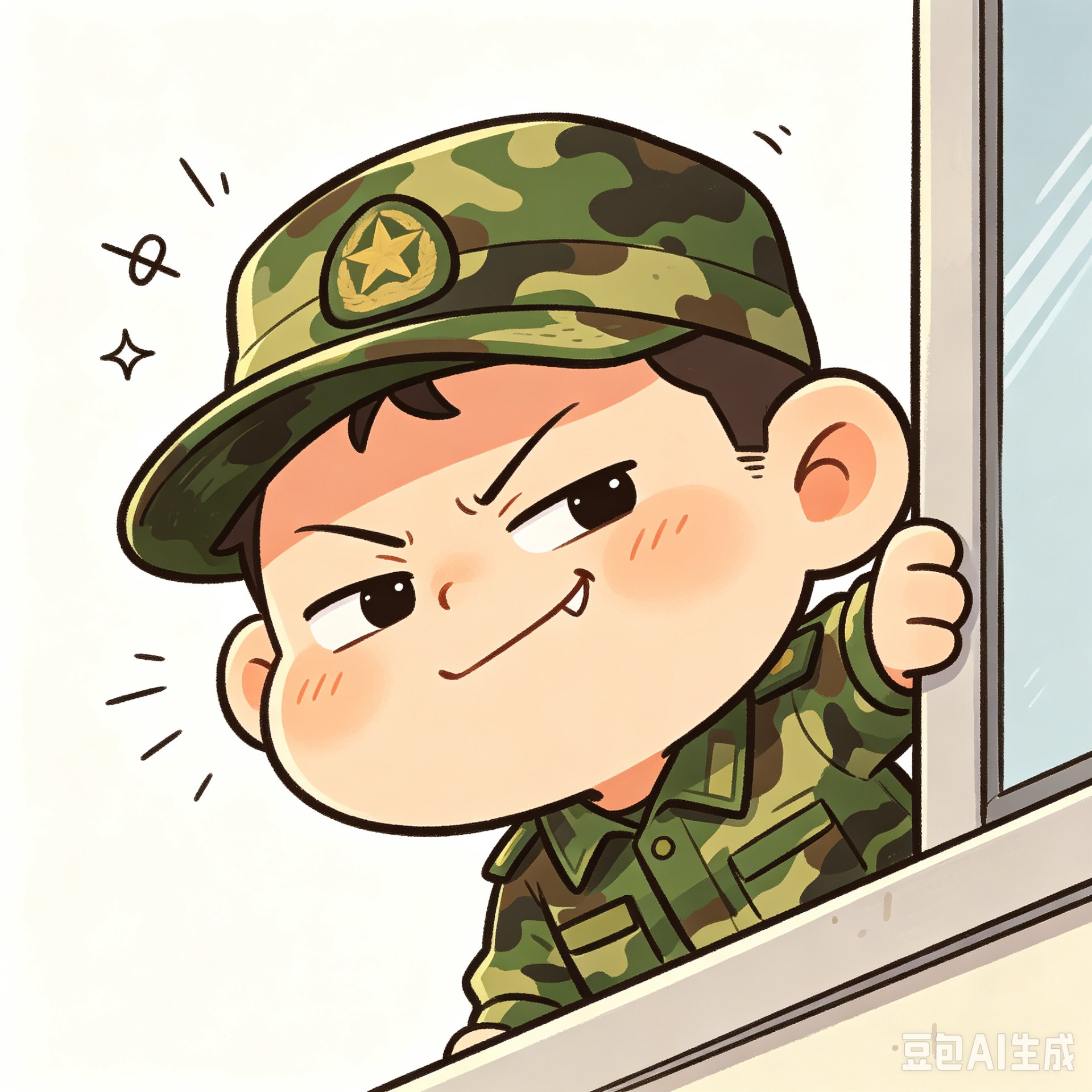 迷彩小兵探头